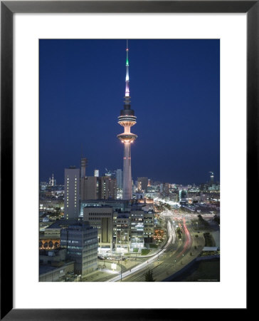 Liberation Tower And City, Kuwait City, Kuwait by Walter Bibikow Pricing Limited Edition Print image