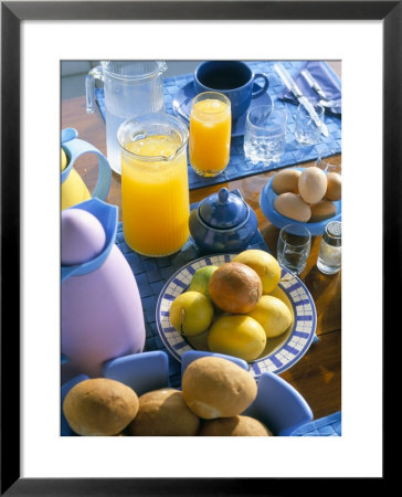 Food And Drink On Board A Catamaran, Praslin, Seychelles, Indian Ocean, Africa by Bruno Barbier Pricing Limited Edition Print image