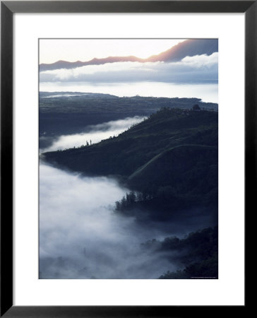 Mount Batur Volcano And Lake At Sunrise, Bali, Indonesia, Southeast Asia by Alain Evrard Pricing Limited Edition Print image