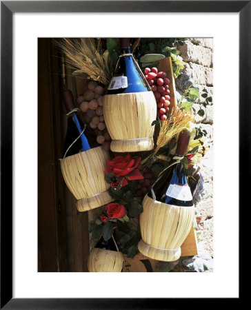 Display Of Local Wine For Sale, Siena, Tuscany, Italy by Ruth Tomlinson Pricing Limited Edition Print image