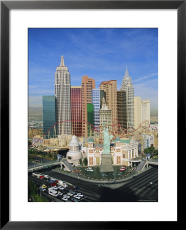 New York, New York Hotel And Casino, Las Vegas, Nevada, Usa by Gavin Hellier Pricing Limited Edition Print image