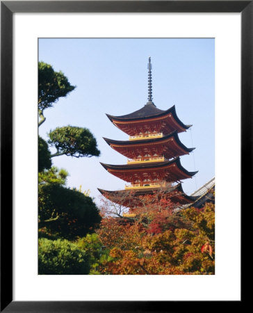 Five Storey Pagoda, Miyajima, Japan by Charles Bowman Pricing Limited Edition Print image