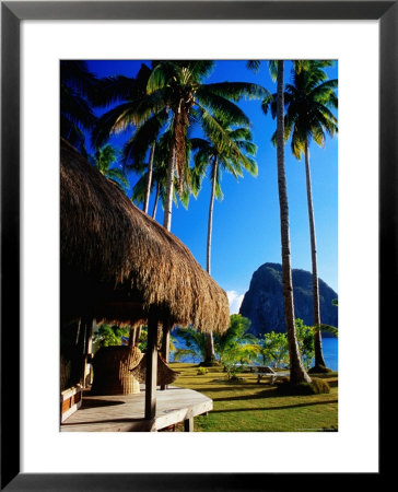 Dolarog Beach Resort With Inabuyatan Island In Background by Dallas Stribley Pricing Limited Edition Print image