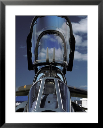 Closeup Of A French Dassault Alpha Jet Fighter Cockpit And Canopy, Australia by Jason Edwards Pricing Limited Edition Print image