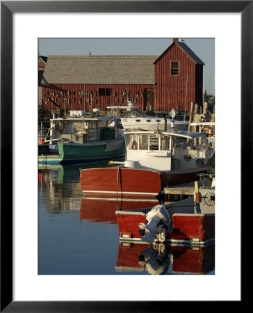 Rockport Harbor With Lobster Fishing Boats, Row Boats by Tim Laman Pricing Limited Edition Print image