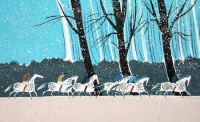 Les Quatre Saisons, L'hiver by Serge Lassus Pricing Limited Edition Print image