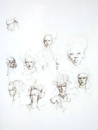 Croquis De Femmes by Leonor Fini Pricing Limited Edition Print image
