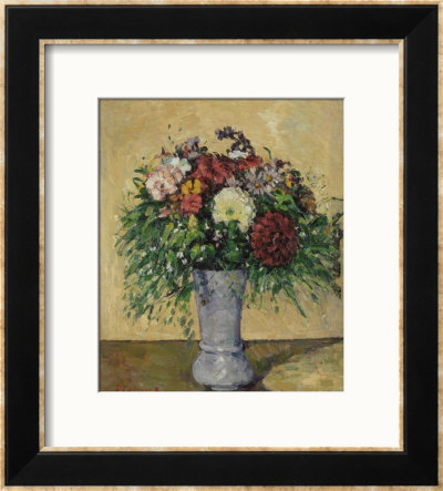 Bouquet Of Flowers In A Vase, Circa 1877 by Paul Cézanne Pricing Limited Edition Print image