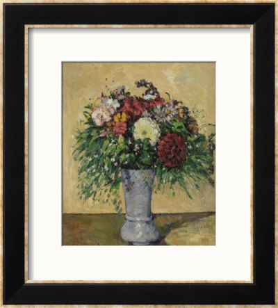 Bouquet Of Flowers In A Vase, Circa 1877 by Paul Cezanne Pricing Limited Edition Print image