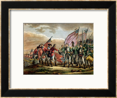 The Surrender Of General John Burgoyne At The Battle Of Saratoga, 7Th October 1777 by Fauvel Pricing Limited Edition Print image