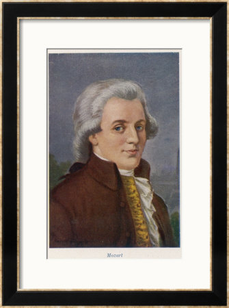 Wolfgang Amadeus Mozart by Rudolf Klingsbogl Pricing Limited Edition Print image