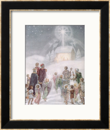 A Christmas Card From A Watercolour by Daphne Allan Pricing Limited Edition Print image