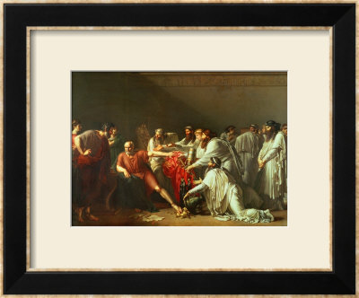 Hippocrates Refusing The Gifts Of Artaxerxes I 1792 by Anne-Louis Girodet De Roussy-Trioson Pricing Limited Edition Print image