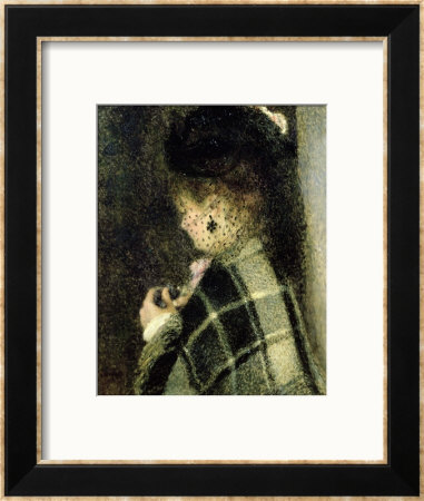Young Woman With A Small Veil, Circa 1875 by Pierre-Auguste Renoir Pricing Limited Edition Print image