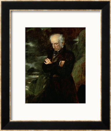 Portrait Of William Wordsworth 1842 by Benjamin Robert Haydon Pricing Limited Edition Print image