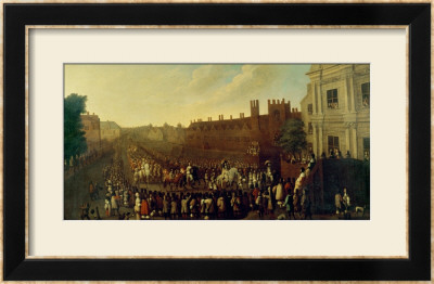 The Restoration Of Charles Ii At Whitehall On 29 May 1660, Circa 1660 by Isaac Fuller Pricing Limited Edition Print image