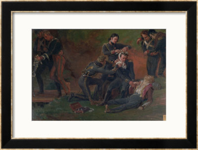 Baron Jean Dominique Larrey Tending The Wounded At The Battle Of Moscow, 7Th September 1812 by Louis Lejeune Pricing Limited Edition Print image
