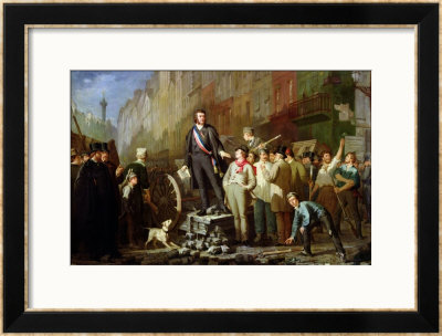 Baudin On The Barricade Of Faubourg Saint-Antoine, 3Rd December 1851 by Ernest Louis Pichio Pricing Limited Edition Print image