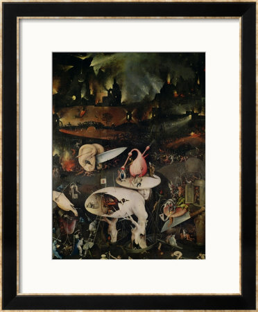 The Garden Of Earthly Delights, Hell, Right Wing Of Triptych, Circa 1500 by Hieronymus Bosch Pricing Limited Edition Print image