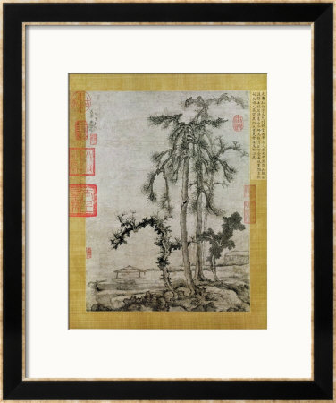 Pavilion Under The Trees by Cao Zhibo Pricing Limited Edition Print image
