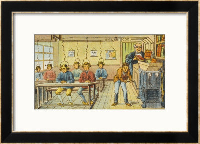 Teaching Machines In The Classroom by Jean Marc Cote Pricing Limited Edition Print image