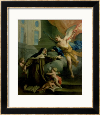 Vision Of St. Theresa by Jacopo Amigoni Pricing Limited Edition Print image