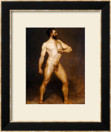 A Male Nude by Hans Von Staschiripka Canon Pricing Limited Edition Print image