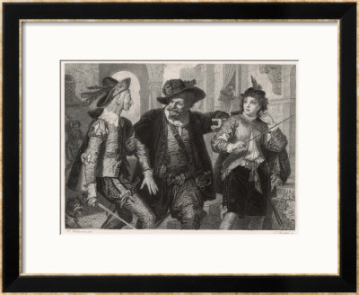Twelth Night, Sir Toby Belch With The Reluctant Duellists by Heinrich Hofmann Pricing Limited Edition Print image