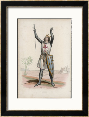 Louis Ix Crusader And Saint In The Holy Land by A. Hesse Pricing Limited Edition Print image