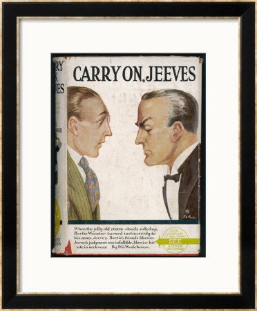 When The Jolly Old Storm Clouds Rolled Up Bertie Wooster Turned Instinctively To His Man Jeeves by Author: Sir Pricing Limited Edition Print image