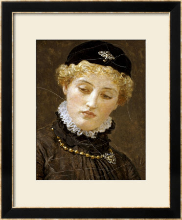 Ellen Terry (1847-1928) As Portia In The Merchant Of Venice by Albert Joseph Moore Pricing Limited Edition Print image