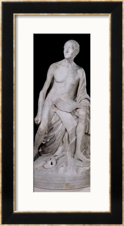 Seated Statue Of Voltaire by Jean-Baptiste Pigalle Pricing Limited Edition Print image