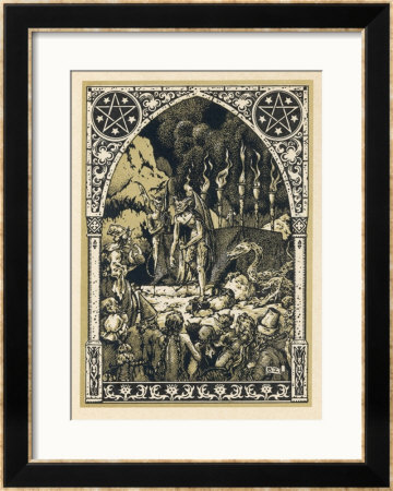 Child Offered To Satan by Bernard Zuber Pricing Limited Edition Print image