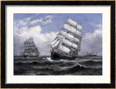 Tall Ships by Xanthus Russell Smith Pricing Limited Edition Print image