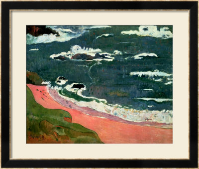 Beach At Le Pouldu, 1889 by Paul Gauguin Pricing Limited Edition Print image