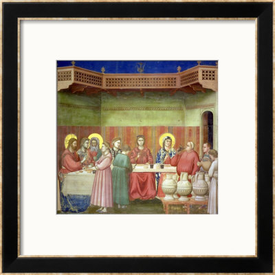 The Marriage Feast At Cana, Circa 1305 by Giotto Di Bondone Pricing Limited Edition Print image