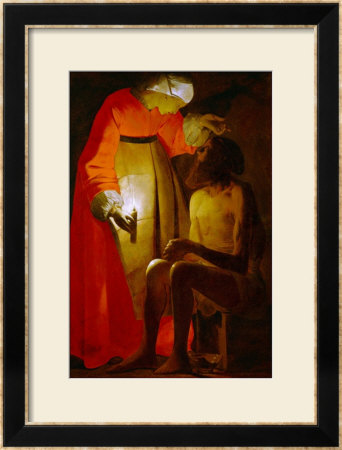 Job And His Wife, Early 1630S by Georges De La Tour Pricing Limited Edition Print image