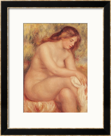 Bather Drying Herself, Circa 1910 by Pierre-Auguste Renoir Pricing Limited Edition Print image
