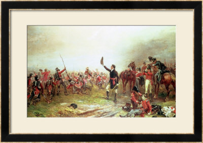 The Battle Of Waterloo, 18Th June 1815 by Robert Alexander Hillingford Pricing Limited Edition Print image