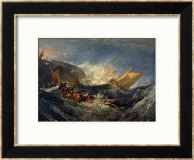 The Wreck Of A Transport Ship Circa 1810 by William Turner Pricing Limited Edition Print image