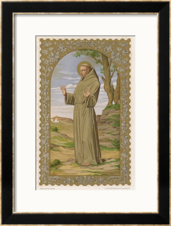 Saint Francis Of Assisi by Georges Hurtrel Pricing Limited Edition Print image