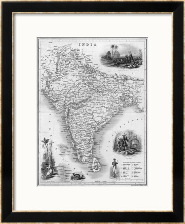 India Under British Rule About The Time Of The Mutiny by W. Hughes Pricing Limited Edition Print image
