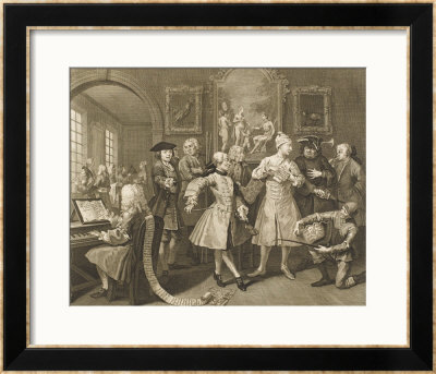 Surrounded By Artists And Professors by William Hogarth Pricing Limited Edition Print image