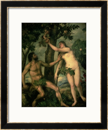 Adam And Eve by Titian (Tiziano Vecelli) Pricing Limited Edition Print image