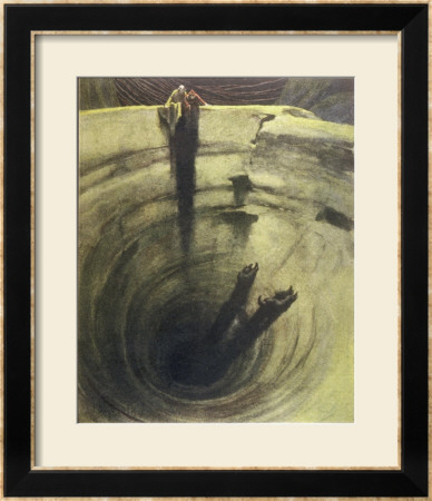 Virgil Shows Dante The Condemned Suffering In Inferno by J. Segrelle Pricing Limited Edition Print image