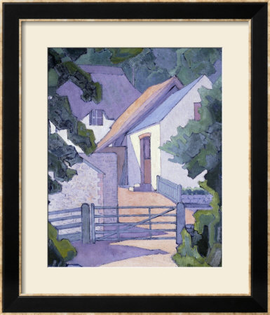 Morning, The South Downs by Robert Bevan Pricing Limited Edition Print image