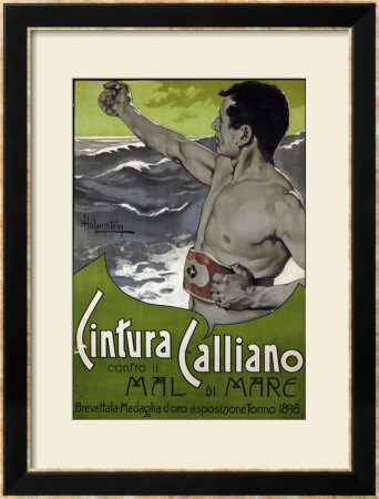 Cintura Calliano, 1898 by Adolfo Hohenstein Pricing Limited Edition Print image