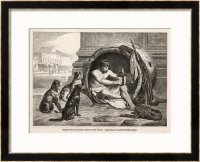 Greek Philosopher In His Home by Gerome Pricing Limited Edition Print image