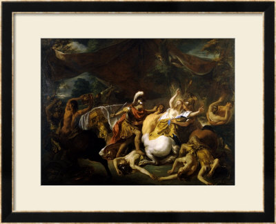 The Battle Of The Lapithes And The Centaurs by Jean-Francois De Troy Pricing Limited Edition Print image