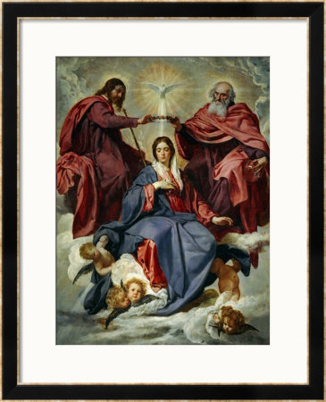 The Coronation Of The Virgin by Diego Velazquez Pricing Limited Edition Print image